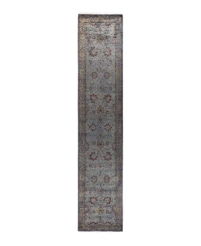 Bloomingdale's Fine Vibrance M1281 Runner Area Rug, 2'7 X 12'3 In Gray