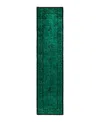 Bloomingdale's Fine Vibrance M1298 Runner Area Rug, 2'7 X 10'9 In Green