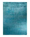Bloomingdale's Fine Vibrance M1322 Area Rug, 9'1 X 12'2 In Blue