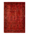 Bloomingdale's Fine Vibrance M1323 Area Rug, 4'1 X 5'10 In Red