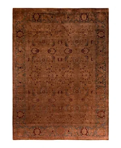 Bloomingdale's Fine Vibrance M1323 Area Rug, 9'1 X 12'5 In Brown