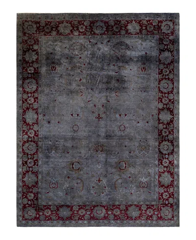 Bloomingdale's Fine Vibrance M1346 Area Rug, 9'1 X 11'9 In Gray