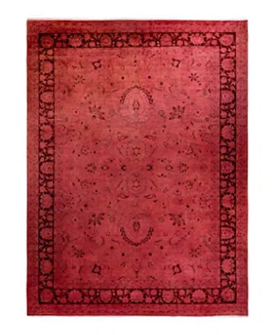 Bloomingdale's Fine Vibrance M1352 Area Rug, 9'2 X 12'4 In Red
