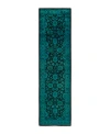 Bloomingdale's Fine Vibrance M1355 Runner Area Rug, 2'7 X 9'8 In Green