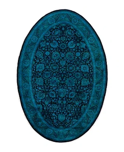 Bloomingdale's Fine Vibrance M1358 Area Rug, 6'1 X 9'1 In Blue