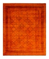 Bloomingdale's Fine Vibrance M1358 Area Rug, 8'1 X 10'1 In Orange