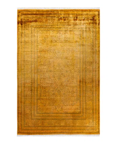 Bloomingdale's Fine Vibrance M1363 Area Rug, 6'2 X 9'2 In Gold