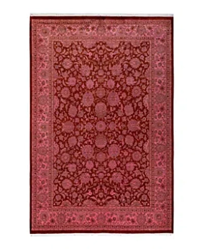 Bloomingdale's Fine Vibrance M1365 Area Rug, 6'2 X 8'10 In Red