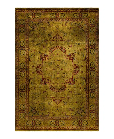 Bloomingdale's Fine Vibrance M1381 Area Rug, 4'2 X 6'1 In Yellow