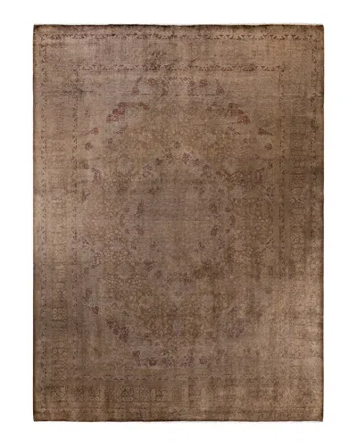 Bloomingdale's Fine Vibrance M1381 Area Rug, 9'1 X 12'4 In Brown