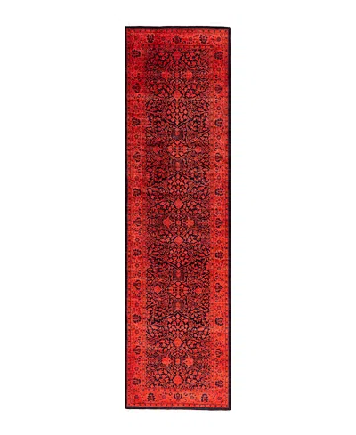 Bloomingdale's Fine Vibrance M1388 Runner Area Rug, 3' X 11'1 In Orange