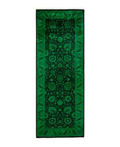 Bloomingdale's Fine Vibrance M1388 Runner Area Rug, 3' X 8'1 In Green