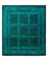 Bloomingdale's Fine Vibrance M1397 Area Rug, 8'1 X 9' In Black