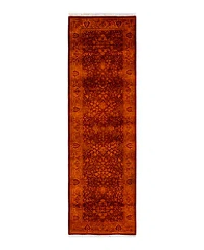 Bloomingdale's Fine Vibrance M1398 Runner Area Rug, 2'7 X 8'5 In Orange