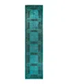 Bloomingdale's Fine Vibrance M1398 Runner Area Rug, 3'1 X 13' In Blue