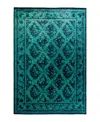 Bloomingdale's Fine Vibrance M1404 Area Rug, 6'2 X 9'1 In Blue