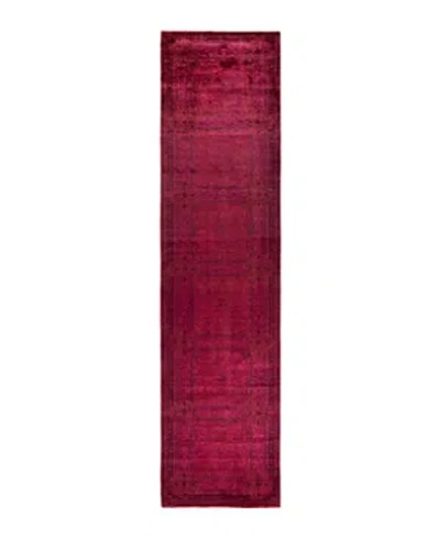 Bloomingdale's Fine Vibrance M1416 Runner Area Rug, 3'1 X 12'9 In Pink