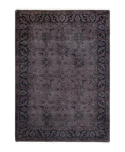 Bloomingdale's Fine Vibrance M1421 Area Rug, 4'4 X 6'1 In Gray