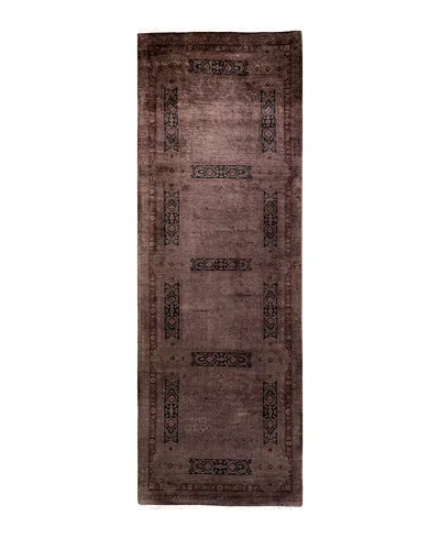 Bloomingdale's Fine Vibrance M1421 Runner Area Rug, 3' X 8'10 In Brown