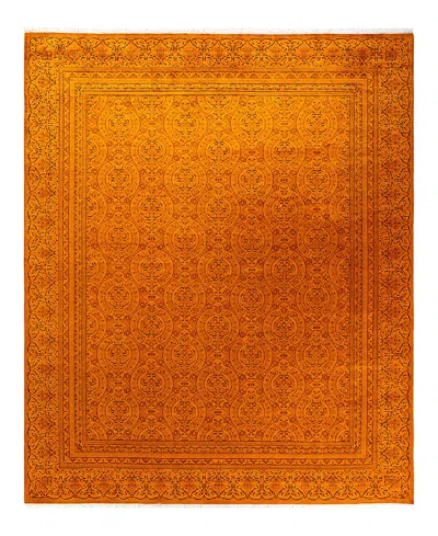 Bloomingdale's Fine Vibrance M1427 Area Rug, 8'1 X 9'10 In Orange