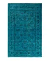 Bloomingdale's Fine Vibrance M1437 Area Rug, 4'8 X 7'3 In Blue