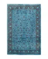 Bloomingdale's Fine Vibrance M1444 Area Rug, 4'2 X 6'2 In Blue