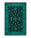 Bloomingdale's Fine Vibrance M1444 Area Rug, 4'3 X 6'3 In Blue