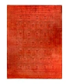 Bloomingdale's Fine Vibrance M1445 Area Rug, 9'2 X 12'4 In Orange