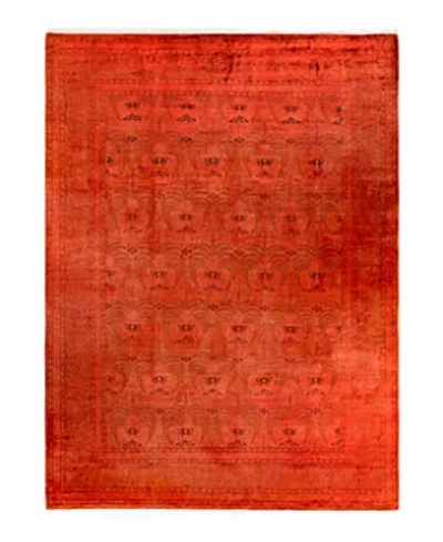 Bloomingdale's Fine Vibrance M1445 Area Rug, 9'2 X 12'4 In Orange