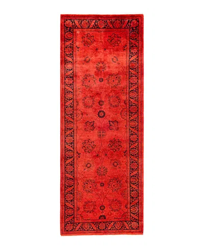 Bloomingdale's Fine Vibrance M1447 Runner Area Rug, 3' X 8'5 In Orange