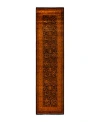 Bloomingdale's Fine Vibrance M1448 Runner Area Rug, 2'4 X 9'7 In Orange