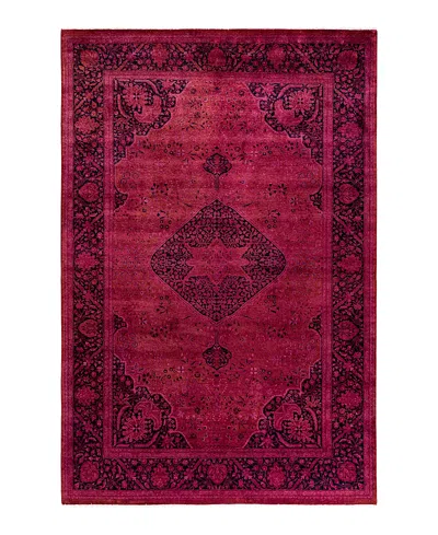 Bloomingdale's Fine Vibrance M1450 Area Rug, 6'1 X 9'2 In Pink