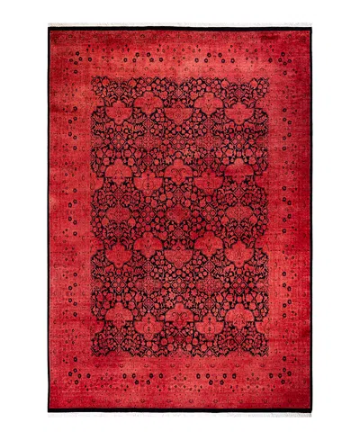 Bloomingdale's Fine Vibrance M1453 Area Rug, 8' X 11'1 In Red