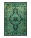 Bloomingdale's Fine Vibrance M1463 Area Rug, 6' X 8'9 In Green