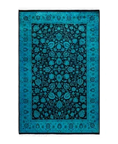 Bloomingdale's Fine Vibrance M1471 Area Rug, 4'1 X 6'5 In Blue