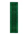 Bloomingdale's Fine Vibrance M1479 Runner Area Rug, 3'1 X 12'6 In Green