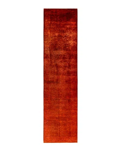 Bloomingdale's Fine Vibrance M1479 Runner Area Rug, 3'1 X 13' In Orange