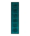 Bloomingdale's Fine Vibrance M1479 Runner Area Rug, 3'1 X 13'3 In Blue