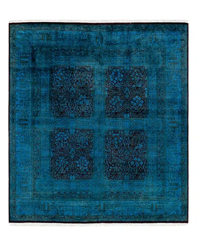Bloomingdale's Fine Vibrance M1482 Area Rug, 6'1 X 6'9 In Blue