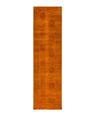 Bloomingdale's Fine Vibrance M1482 Runner Area Rug, 3'1 X 11'8 In Orange