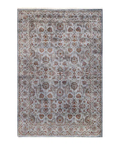 Bloomingdale's Fine Vibrance M1496 Area Rug, 4'2 X 6'4 In Gray