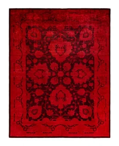 Bloomingdale's Fine Vibrance M1504 Area Rug, 8'1 X 10'6 In Red