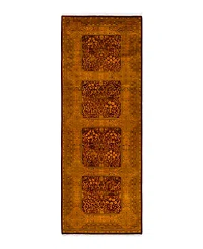Bloomingdale's Fine Vibrance M1506 Runner Area Rug, 3'1 X 8'9 In Gold