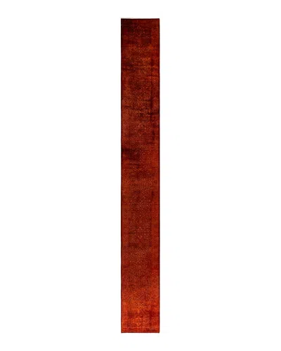 Bloomingdale's Fine Vibrance M1508 Runner Area Rug, 2'8 X 22'9 In Orange