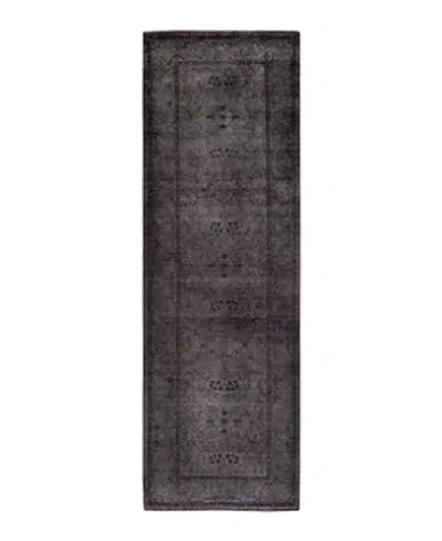 Bloomingdale's Fine Vibrance M1542 Runner Area Rug, 2'7 X 8'2 In Gray