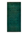 Bloomingdale's Fine Vibrance M1552 Area Rug, 5'2 X 11'3 In Green