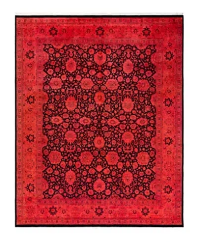 Bloomingdale's Fine Vibrance M1554 Area Rug, 8'1 X 10'4 In Red