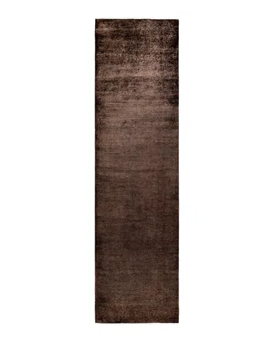 Bloomingdale's Fine Vibrance M1554 Runner Area Rug, 3'1 X 11'7 In Brown