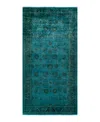 Bloomingdale's Fine Vibrance M1560 Area Rug, 6' X 12'1 In Blue