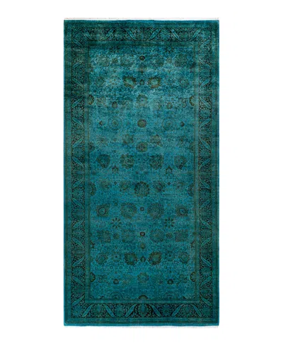 Bloomingdale's Fine Vibrance M1560 Area Rug, 6' X 12'1 In Blue